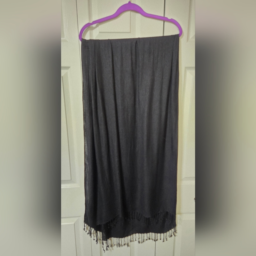 Ashley Cooper Black Scarf Shawl - Picture 4 of 7